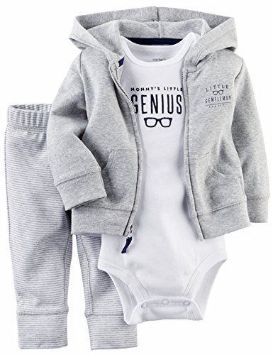 Carter s baby boys  3 piece cardigan set (baby) - heath…
