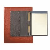 Crocodile Embossed Leather Small Portfolio Crocodile Embossed Leather Small Portfolio