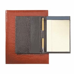 Crocodile Embossed Leather Small Portfolio