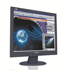 Philips 170S7FB 43,2 cm (17 Zoll) TFT Monitor (Kontrast 600:1, Reaktionszeit 8ms) schwarz