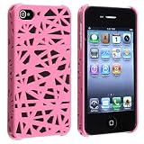 Snap-on Case compatible with Apple® iPhone® 4 / 4S, Pink Bird Nest Rear