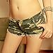 Encounter Women's Camouflage Denim Low Waist Jeans Shorts Pants