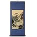 EXP Handmade Pastoral Lakeside Scenery Scroll Wall Art Painting