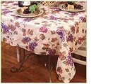 European Vineyard Tablecloth Beige 60 Round