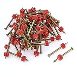 uxcell　パワーハンマーピン　ドライブファスナー　シャンク2.9mm　長さ45mm　90個入り