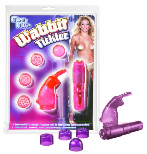 Pipedream Productions Mini Mite Wabbit Tickler, Pink