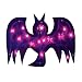 Halloween Bat Window Decoration with Lights - 12