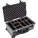 Pelican 1510TP Carry-On Case with TrekPak Divider Foam Insert, Black