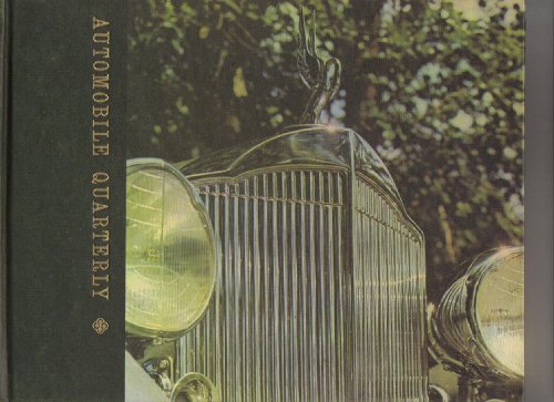 automobile quarterly vol 1 no 3 fall 1962