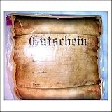 Schild 50cm Gutschein * POS-Event Geburtstag * Liefermenge = 1
