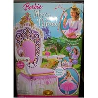 Barbie My Size Throne with Bonus Dress