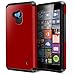 Evocel Lumia 640 [Dual Layer Series] Hybrid Armor Protector Case For Microsoft Lumia 640 - Retail Packaging, Fire Engine Red (EVO-NK640-SA03)