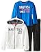 Nautica Boys' 3 Piece Set Hoody Long Sleeve Tee Denim Pant