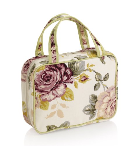 Large Floral Cosmetic Bag