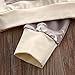 Baby Boy Girl 2pcs Christmas Suit Hooded Deer Print Long Sleeve Top+Long Pants (0-3months, Beige)