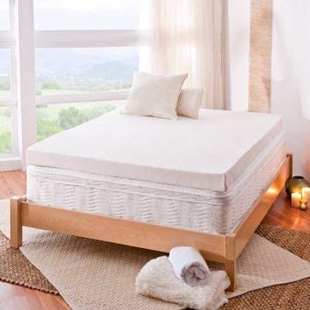 Spa Sensations Back to College 4" Memory Foam Mattress Topper, Twin XL