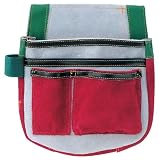 イーバッグ(E.bag) 仮枠袋(レッド) 床革/マチ付 08324