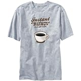 T-Shirt Mens Heather Gray Instant Customs Broker, just add coffee Occupations'