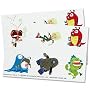 Monsters vs Aliens Tattoos 2 Sheets