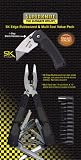 Superknife 22-00602 SK Edge Rubberized Folding Utility Clip Knife & Multi Tool