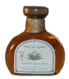 Natural Agave Syrup in Hand-Blown Glass Bottle