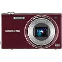 Samsung WB210 14 Megapixel Digital Camera - Burgundy