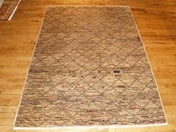 Handmade Pakistani Ghazani Rug 6'1x8'8"