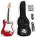 Musical Instruments : SX EG1K 3/4 CAR Short Scale Red Package with Amp, Carry Bag and Instructional DVD