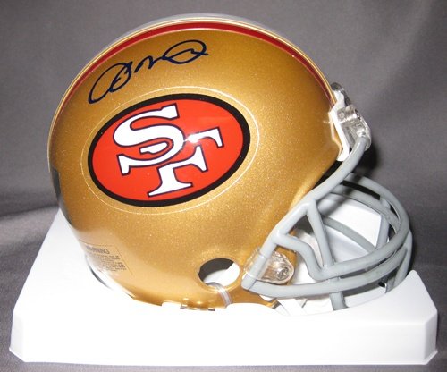 Joe Montana San Francisco 49ers NFL Hand Signed Mini Football Helmet