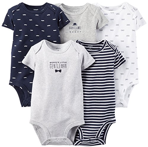 Carter's Baby Boys' 5 Pack Bodysuits (Baby)