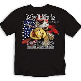 My Life is,Firefighting T-Shirt by