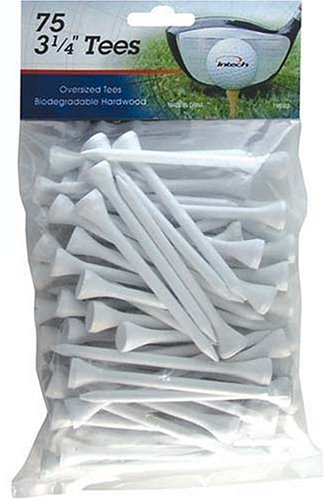 INTECH Golf Tee 3 1/4 75 Pack (White)