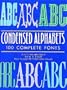 Condensed Alphabets (Lettering, Calligraphy, Typography)