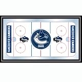 NHL Vancouver Canucks Framed Hockey Rink Mirror