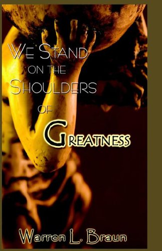 We Stand on the Shoulders of Greatness under Large Print in The Books Store