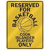 RESERVED FOR  B-ASKETBALL COOK ISLANDER PLAYERS ONLY  PARKING SIGN COUNTRY COOK ISLANDS