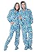 Footed Pajamas - Winter Wonderland Adult Hoodie Fleece
