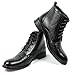 Ferro Black Cap to Lace up Men's Dress Ankle Boot Modern 806013