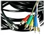 BetterCables 12M (39.36 ft)  Silver Serpent VGA/XVGA Breakout Cable - HD15 Male/5 RCAs