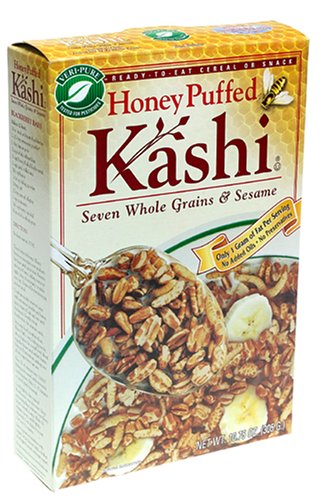 Kashi Seven Whole Grains & Sesame Cereal, Honey Puffed, 10.75-Ounce Boxes (Pack of 6) by Honey