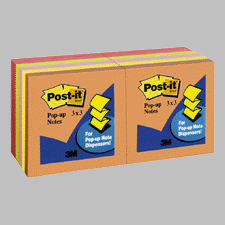 Post-it Pop-Up Notepad Refills - Neon (6-pk.)