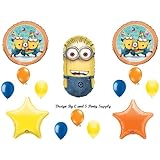 DESPICABLE ME 2 MINIONS Happy Birthday PARTY Balloons Decorations Supplies