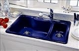 American Standard 7179.804.178 Silhouette Collection Kitchen Sink Black Americast 33 x 22