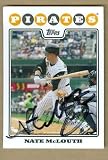 Nate McLouth Autographed/Hand Signed MLB Baseball Card (Pittsburgh Pirates) 2008 Topps #522