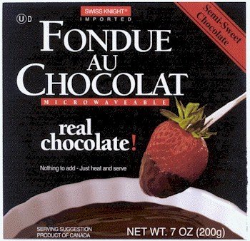 Swiss Knight Chocolate Fondue 2pk by GourmetSleuth
