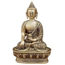 Meditation Buddha Collectibles and Figurines Brass Sculpture