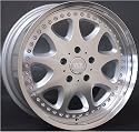 VCR-M3 20 Inch silver wheels for 1993 CADILLAC FLEETWOOD BROUGHAM