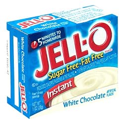 Jell-O Sugar-Free Instant Pudding & Pie Filling, White Chocolate, 1-Ounce Boxes (Pack of 24)