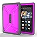 Fire HD 7 (2014 Model) Case - Poetic Fire HD 7 Case [Revolution Series] - [Heavy Duty] [Dual Layer] [Screen Shield] Protective Hybrid Case with Built-In Screen Protector for Amazon Fire HD 7 (2014 Model) 4th Gen Only - Magenta , Will Not Fit Fire 7