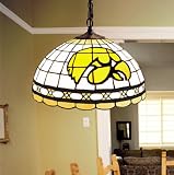 University of Iowa Hawkeyes Tiffany Hanging Bar Lamp